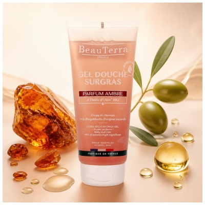 BeauTerra Överfettande Duschgel Bärnsten 200 ml