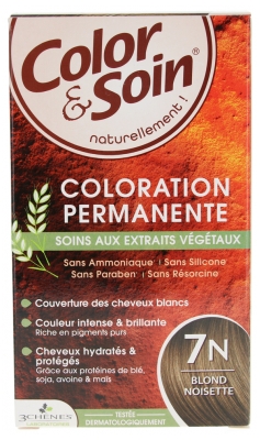 Les 3 Chênes Color & Soin Permanent Color Care - Hair Colour: Hazelnut Blond: 7N