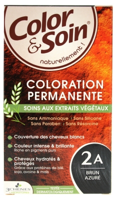 Les 3 Chênes Color & Soin Permanent Color Care - Hair Colour: Brown Azure: 2A