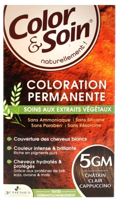 Les 3 Chênes Color & Soin Coloration Permanente - Coloration : Châtain Clair Capuccino : 5GM