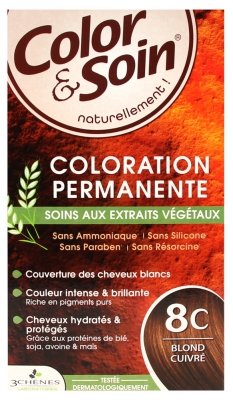 Les 3 Chênes Color & Soin Coloration per Donne - Colorare: Biondo rame: 8C