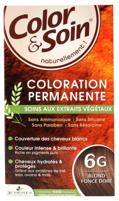 Les 3 Chênes Color & Soin Coloration per Donne - Colorare: Biondo scuro dorato: 6G