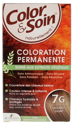 Les 3 Chênes Color & Soin Permanent Color Care - Hair Colour: Golden Blond: 7G