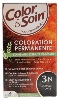 Les 3 Chênes Color & Soin Coloration per Donne - Colorare: Castagno scuro: 3N