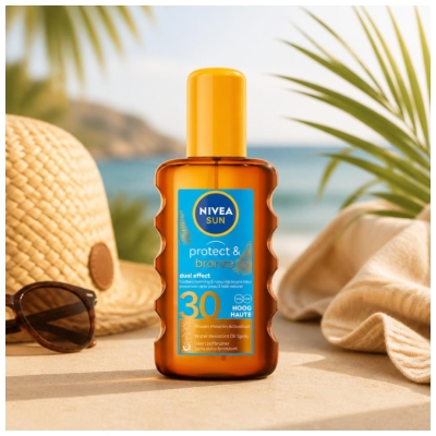 Nivea Sun Protect & Bronze Trockenöl SPF30 200 ml