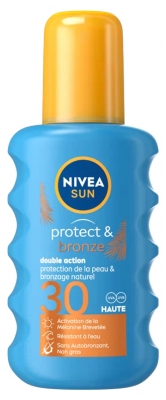 Nivea Sun Protect & Bronze Double Action Spray Solaire SPF30 200 ml