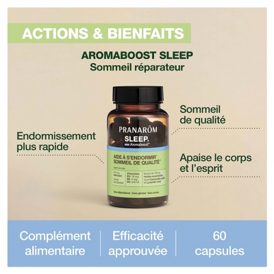 Pranarôm Aromaboost Sleep - Sommeil 60 Capsules