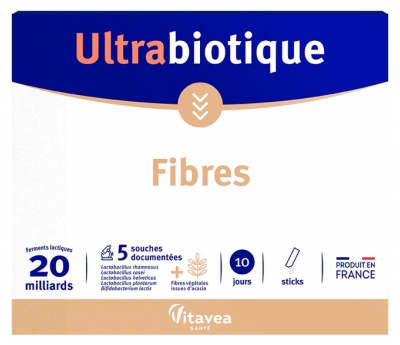 Vitavea Ultrabiotique Fibres 10 Bețișoare