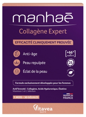 VitaveaManhaé Collagen Expert 30 Cápsulas