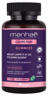 Vitavea Manhaé Coupe Faim 60 Gummies