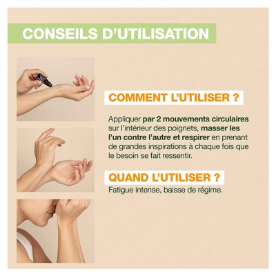 Pranarôm Aromaboost Energy - Énergie Roll-On aux Huiles Essentielles Bio 5 ml