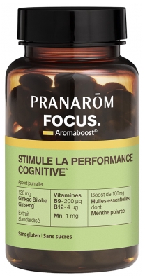 Pranarôm Aromaboost Focus - Concentration 60 Capsules