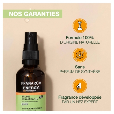 Pranarôm Aromaboost Energy - Énergie Brume Dynamisante Bio 50 ml