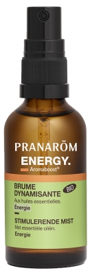 Pranarôm Aromaboost Energy - Énergie Brume Dynamisante Bio 50 ml