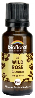 Biofloral Bach Flower Remedies 37 Wild Rose Organic 19.5 g