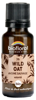 Biofloral Bach Flower Remedies 36 Wild Oat Organic 19,5 g