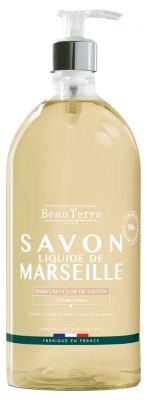 BeauTerra Jabón Líquido de Marsella Fleur de Coton 1 L