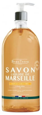 BeauTerra Jabón Líquido de Marsella Vainilla Miel 1 L