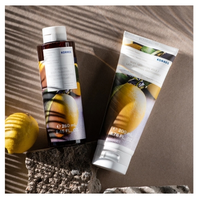 Korres Gel Doccia al Basilico e Limone 250 ml