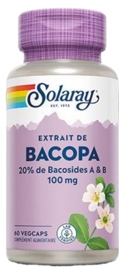 Solaray Bacopa 60 Kapsułek Warzywnych