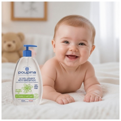 Gel de Curățare Anti-Iritare Poupina 485 ml
