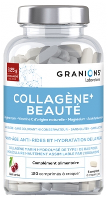 Granions Collagène+ Beauté 120 Comprimés à Croquer - Goût : Cerise