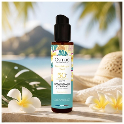 Osmaé Spray Solaire Hydratant Paradiasiaque Tiaré SPF50+ 150 ml