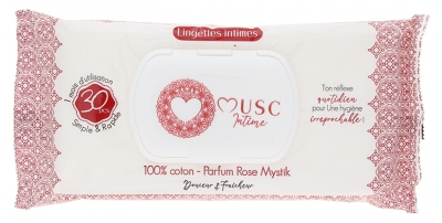 Musc Intime Lingettes Intimes Rose Mystik 30 lingettes