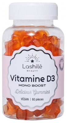 Lashilé Beauty Vitamin D3 60 Gummies