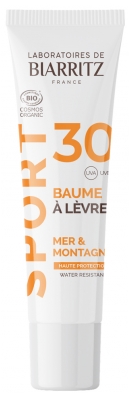 Laboratoires de Biarritz Sport Lip Balm SPF30 Organic 15ml