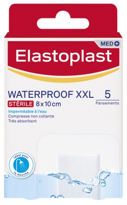 Elastoplast Waterproof XXL Sterile Plaster 5 Plasters