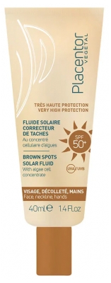 Placentor Végétal Fluide Solaire Correcteur de Taches SPF50+ 40 ml