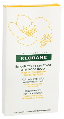 Klorane 6 Double Cold Wax Small Strips With Sweet Almond