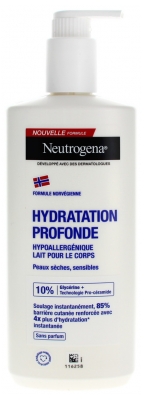 Neutrogena Dyb Hydrering Bodylotion Hypoallergen 400 ml