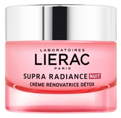 Lierac Supra Radiance Nuit Crème Rénovatrice Détox 50 ml