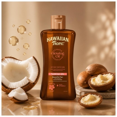 Hawaiian Tropic Glowing Oil Opalovací olej 200 ml