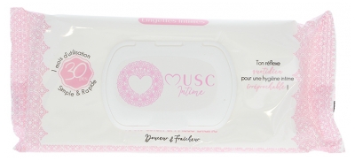 Musc Intime Intimate Wipes White Musk 30 Wipes