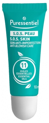 Puressentiel SOS Trattamento Anti-imperfezioni Della Pelle con 11 oli Essenziali 10 ml