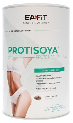 Eafit Protisoya Protéines Végétales 320 g - Saveur : Chocolat