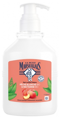 Gel de spălat mâini Le Petit Marseillais Piersică Albă și Nectarine 500 ml