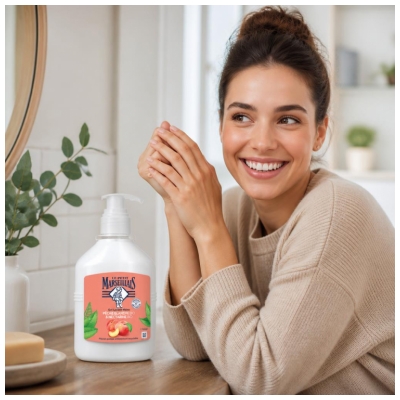 Le Petit Marseillais Gel Lavant Mains Pêche Blanche et Nectarine 500 ml
