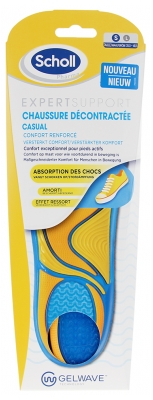 Scholl ExpertSupport Comfort Inlegzolen Platte Casual Schoenen Maat 1 (35,5-40,5) 1 Paar - Maat: Maat S