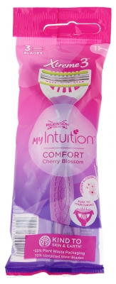 Aparat de ras de unică folosință Wilkinson MyIntuition Xtreme 3 Comfort Cherry Blossom 1