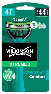 Wilkinson Xtreme 3 Sensitive Comfort 4 Rasoirs