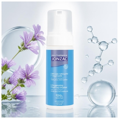 Apa Termală Jonzac Spumă de Curățare Oxigenantă Bio 150 ml