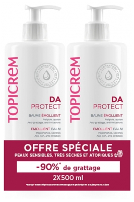 Topicrem DA Emollient Balm 2 x 500ml