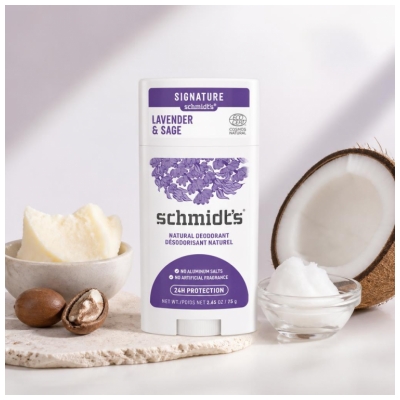 Schmidt's Signature Déodorant Stick Naturel Lavande et Sauge 75 g