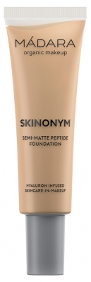 Mádara Skinonym Półmatowy Podkład z Peptydami 30 ml - Barwa: 40 : Piasek