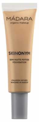 Mádara Skinonym Półmatowy Podkład z Peptydami 30 ml - Barwa: 50 : Z?oty piasek