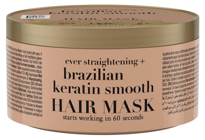 Ogx Masque Lissant à la Kératine du Brésil 300 ml